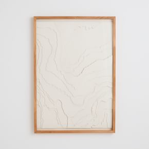 Waves Dimensional Wall Art - Modern Paper Art for Your Space