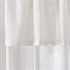 European Flax Linen Valance Light-Filtering Curtain