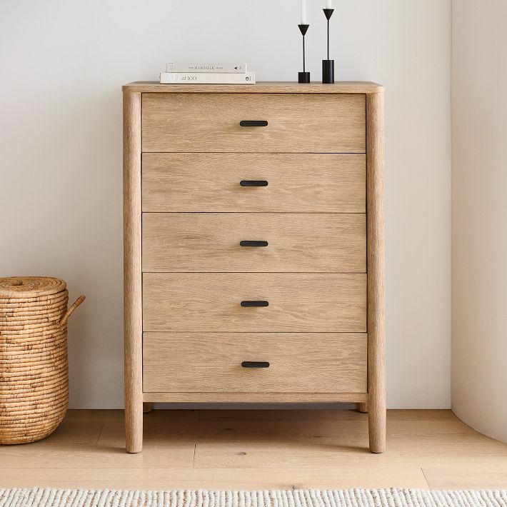Hargrove 36" 5 Drawer Dresser, Dune, West Elm