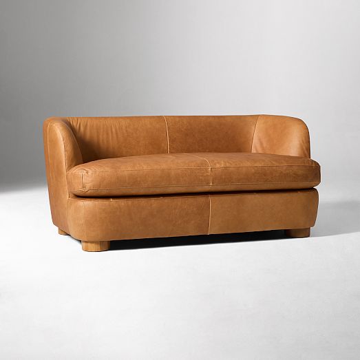 Leroy Leather Loveseat (60