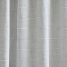 Organic Stripe Jacquard Shower Curtain