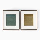 TF Brown &amp; Green Wash Wall Art