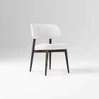 Open Box: Hyde Dining Chair - Performance Coastal Linen White, Smoked Oak