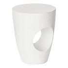 Cutout Sculptural Outdoor Stool (14")