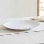 Costa Nova Pearl White Stoneware Charger Plate