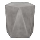 Faceted Outdoor Side Table (18")