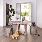 Faceted Outdoor Side Table (18")