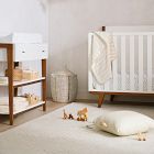 Modern Weave Rattan Round Lidded Baskets