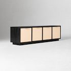 Open Box: Douglas Solid Wood Tatami Media Console (80") - Acacia Black
