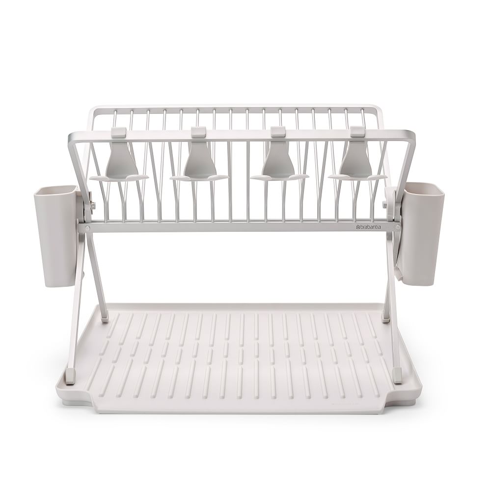 Brabantia Foldable Dish Rack - Large, Light Gray