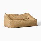 Open Box: Modern Lounger Sofa - Vegan Leather Cream