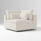 Open Box: Harmony Modular Corner - Melange Weave Stone White