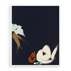Open Box: Abstract Botanical Navy Shadows Print Wall Art by Minted for West Elm (16" x 20") - Navy Shadows #2