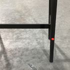 Open Box: Grier Counter Stool (26") - Ludlow Leather Sesame, Textured Antique Bronze