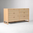 Kody Wood & Paper Cord 6-Drawer Dresser (58")