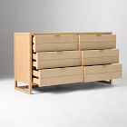 Kody Wood & Paper Cord 6-Drawer Dresser (58")