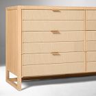 Kody Wood & Paper Cord 6-Drawer Dresser (58")