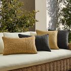 Outdoor Split Faux Jute Pillow