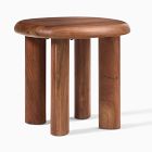 Cannellini Solid Wood Side Table (20")