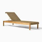Cassis Outdoor Teak Stacking Chaise Lounge