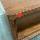Open Box: Calla Solid Wood Coffee Table, 58" - Cool Walnut