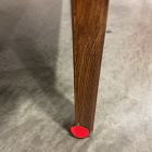 Open Box: Mid-Century Show Wood Recliner - Deluxe Velvet Camel, Pecan