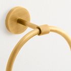 Pure Modernist Bath Hardware - Antique Brass