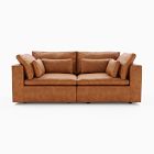 Harmony Modular Leather Multi-Piece Sofa (86"&ndash;121")