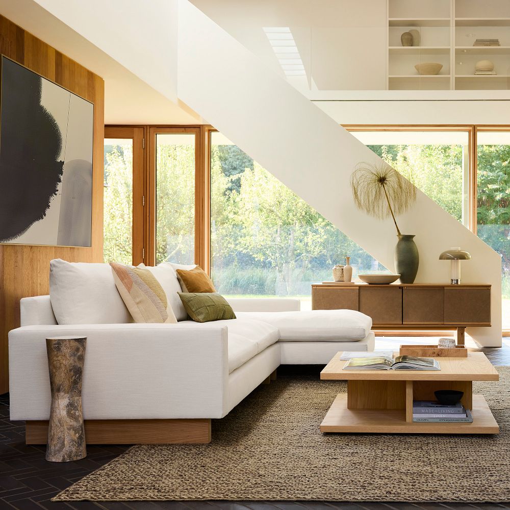 Build Your Own - Harmony Petite Sectional (Blonde) by West Elm