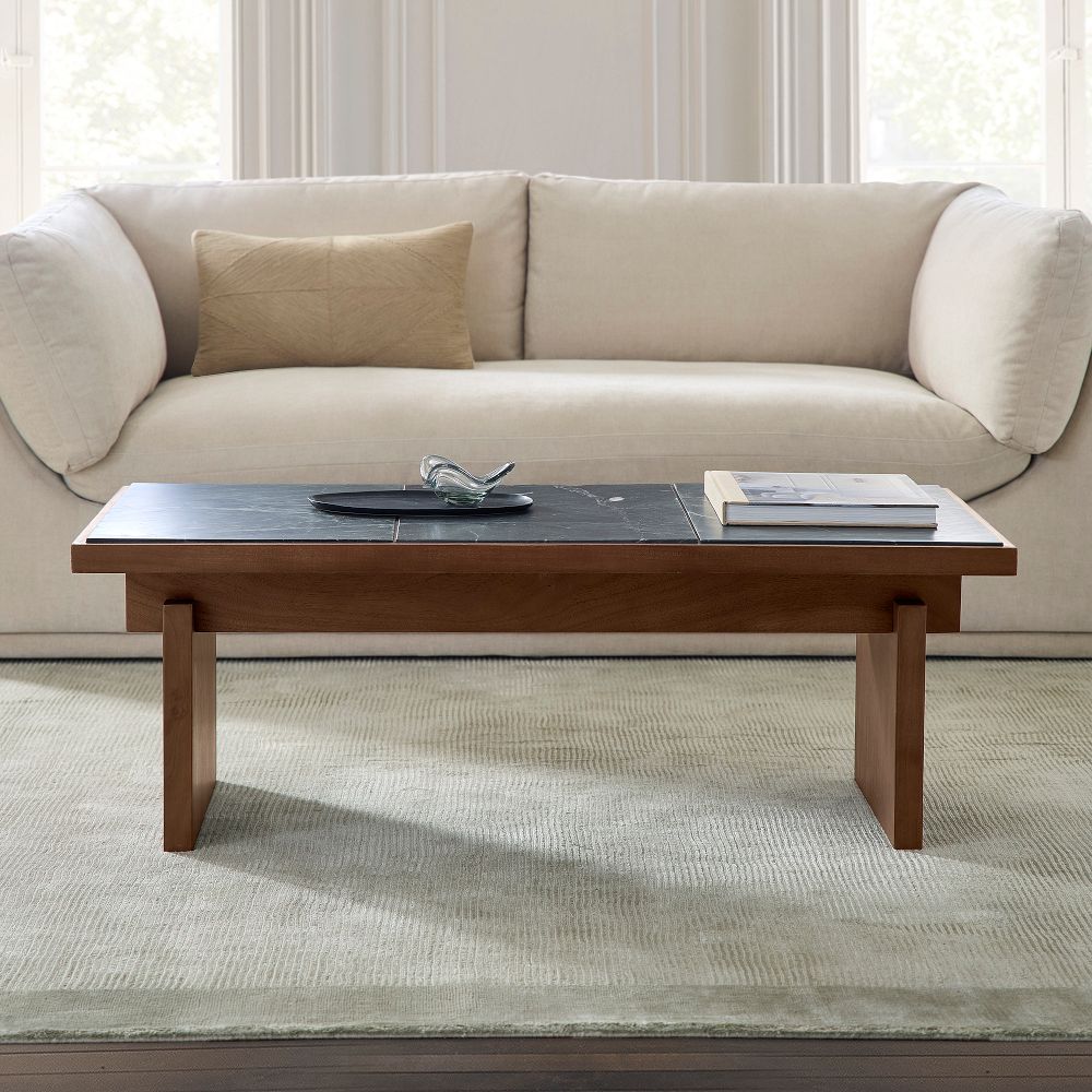 Enola Marble Coffee Table (47") by West Elm