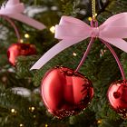 Glass Cherry Pair Ornament