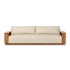 Mairead Outdoor Wood Sofa (106")