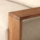 Mairead Outdoor Wood Sofa (106")