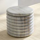 Modern Marble Round Decorative Boxes