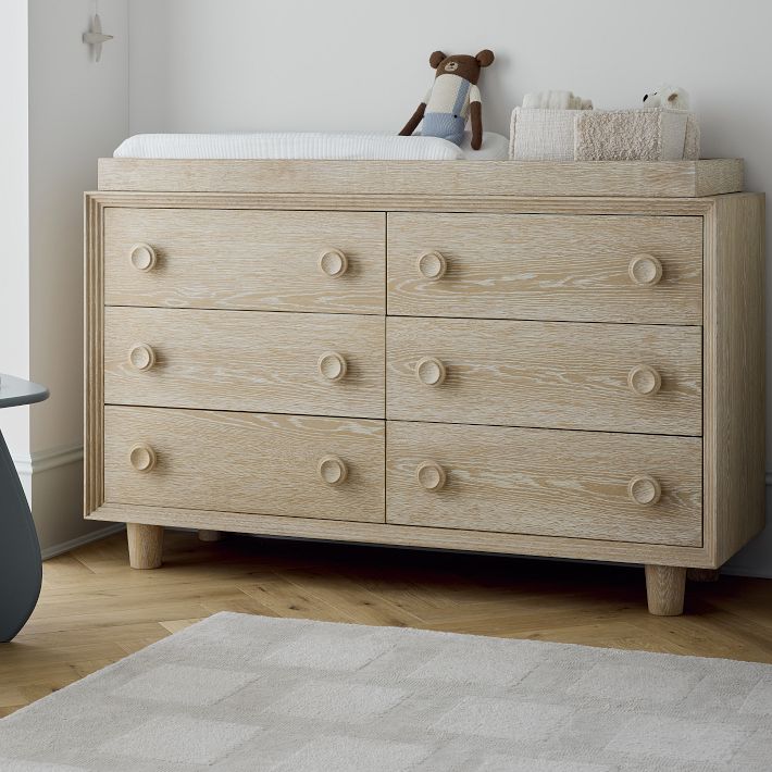 West Elm x PBK Vivienne Extra-Wide Nursery Dresser with Removable Topper (56") West Elm x PBK Vivienne Extra-Wide Nursery Dresser with Removable Topper (56")