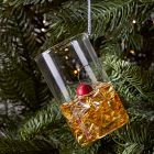 Glass Manhattan Cocktail Ornament