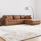 Harmony Modular Leather 4-Piece Ottoman Sectional (120")