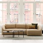 Aviana Leather 2-Piece Chaise Sectional (112")