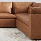 Harmony Modular Leather 5-Piece L-Shaped Sectional (120")