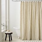 Trailing Fern Matelasse Shower Curtain