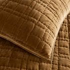 Cotton Velvet Plaid Reverse Quilt &amp; Shams