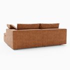 Harmony Modular Leather Small 2-Piece Chaise Sectional (86")