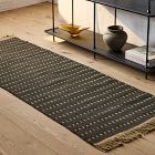 Simple Dash Wool Jute Rug