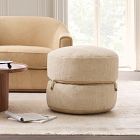 Modern Round Stacked Pouf