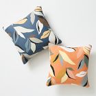 Scandi Leaf Reversible Indoor/Outdoor Pillow