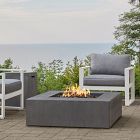 Square 40" Outdoor Concrete Fire Table