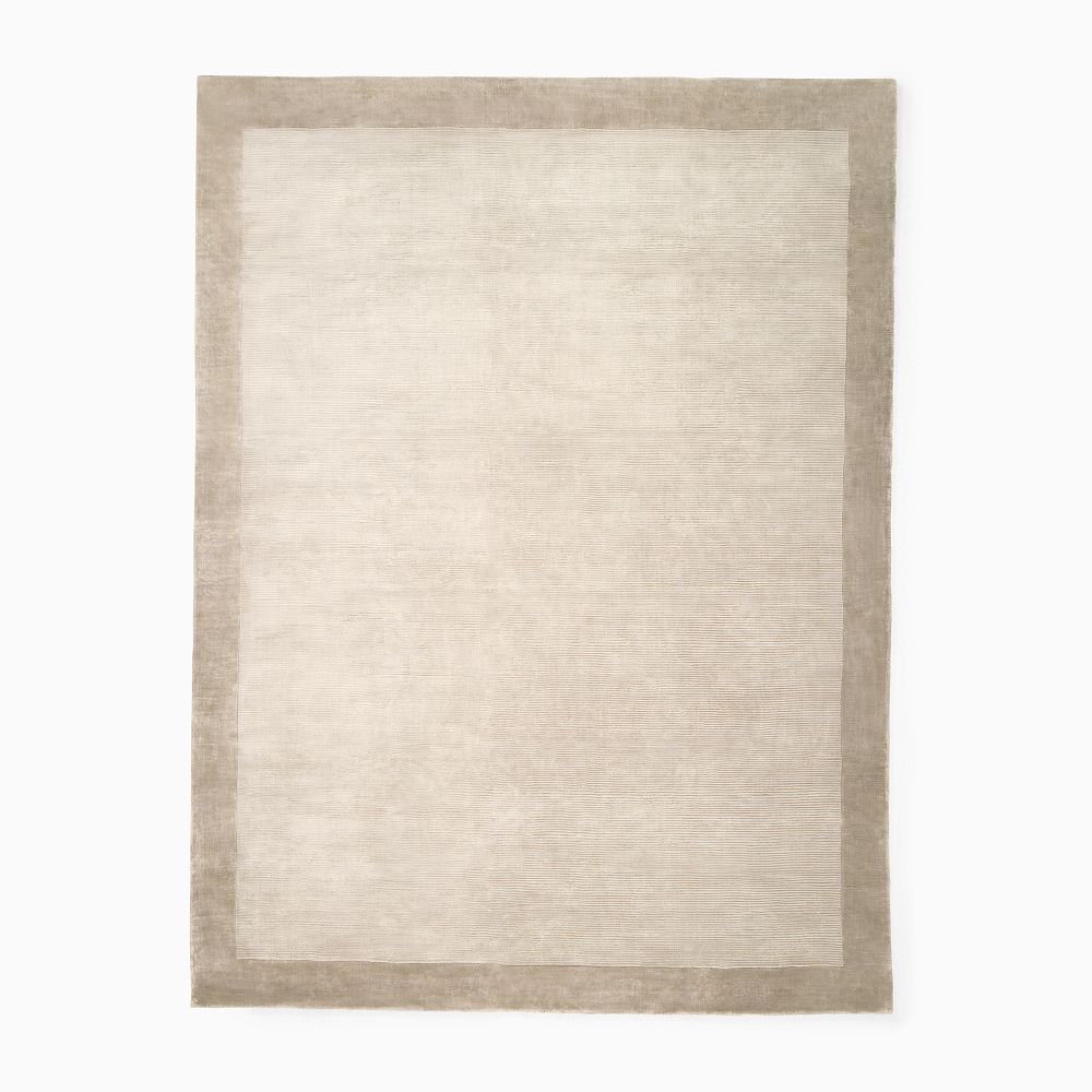 TENCEL™ Frame Rug - Sable, 9x12