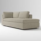 Open Box: Build Your Own Harris Sectional, Right-Arm Bumper Chaise - Performance Distressed Velvet Dune