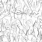 Lady Body Removable Wallpaper