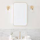 Open Box: Seamless Medicine Cabinet (21" x 34") - Antique Brass